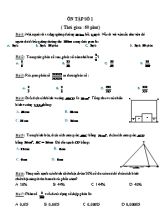 Bài tập tự luyện môn Toán Lớp 5 - Bài số 1